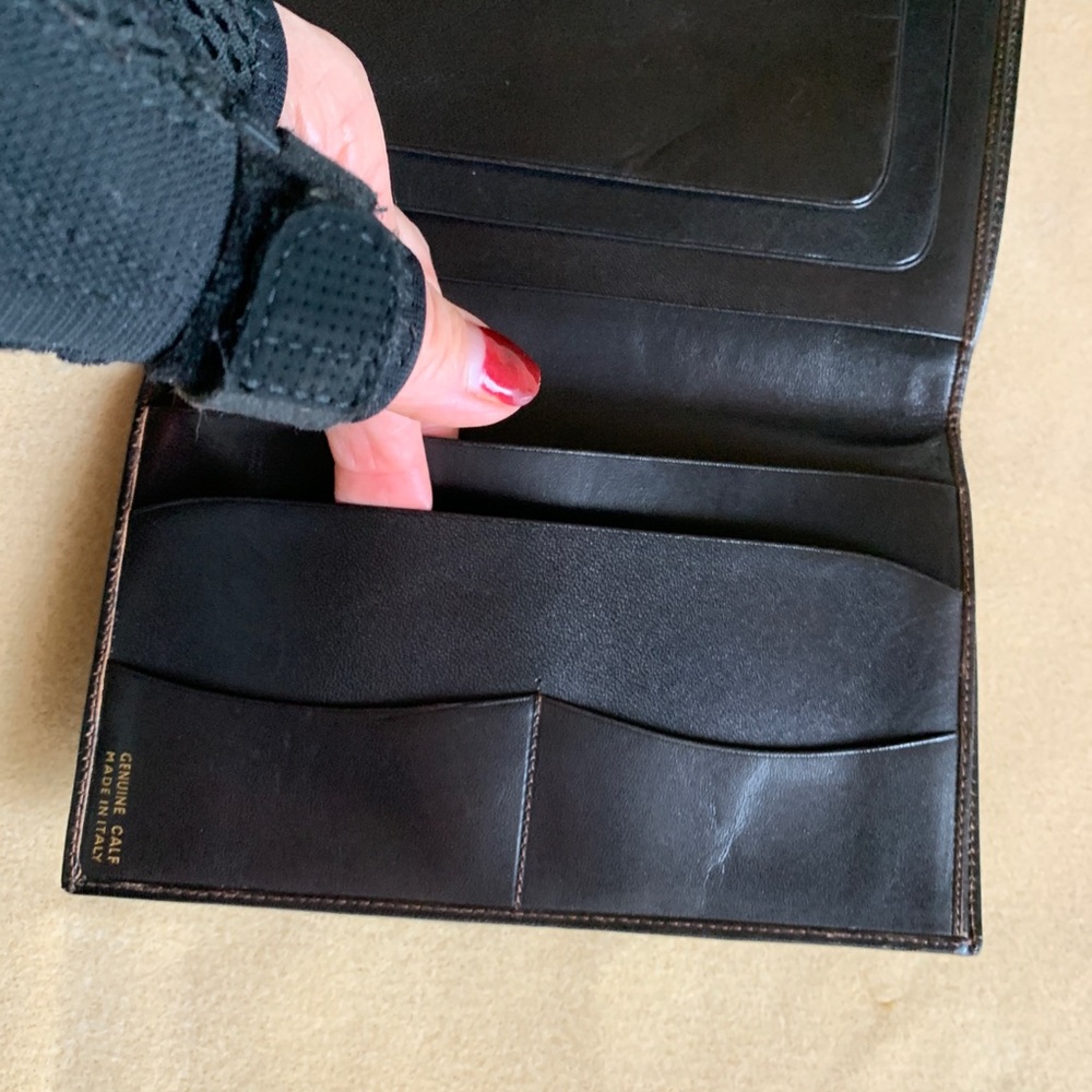 Vtg Retro “Denis of Florence” Genuine calf skin leather wallet made in Italy - Picture 9 of 15